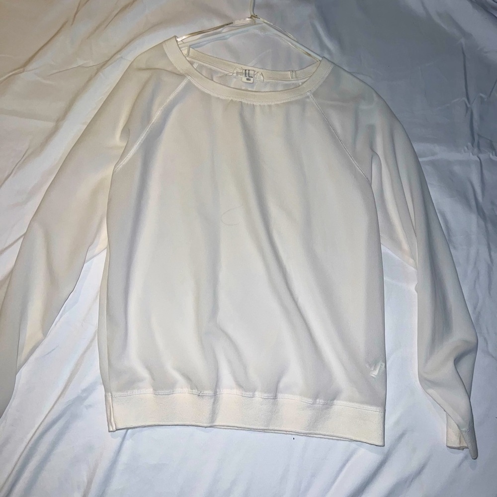 Sheer off white long sleeve